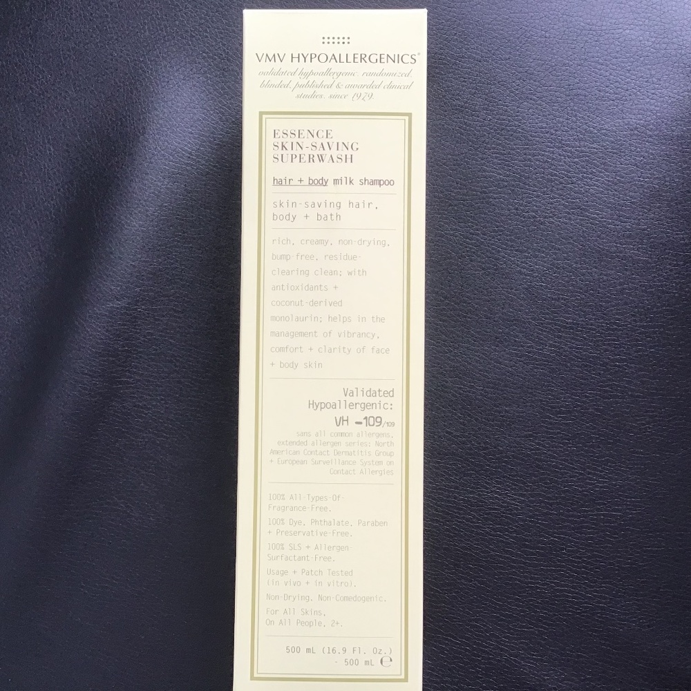 NEW VMV HYPOALLERGENICS Essence Skin-Saving Superwash